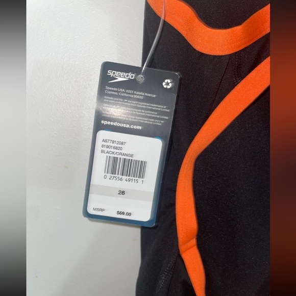 Speedo Women's  One Piece Endurance+ Flyback Solid Adult Team Colors NWT 26 - Picture 6 of 6